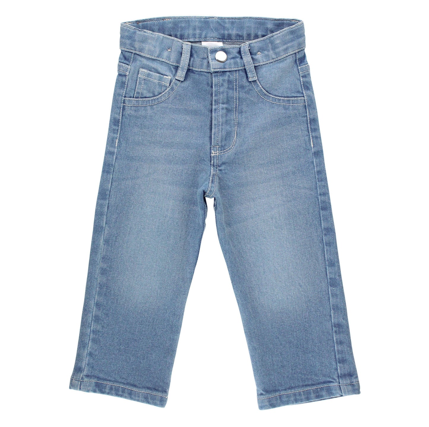 RuffleButts + RuggedButts - Boys Light Wash Denim Denim Jeans