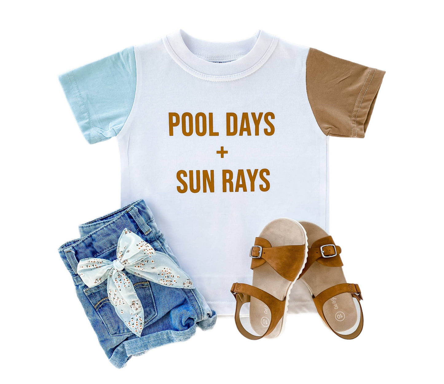 Holland Ave Clothing - Pool Days + Sun Rays | Kids Summer Shirt