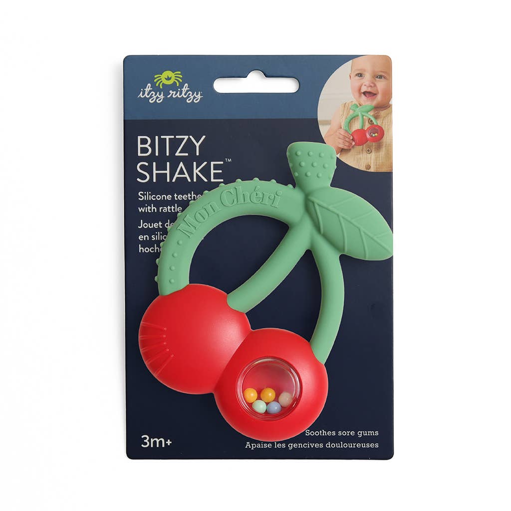 Itzy Ritzy - "NEW" Bitzy Shake™ - Silicone Teether with Rattle