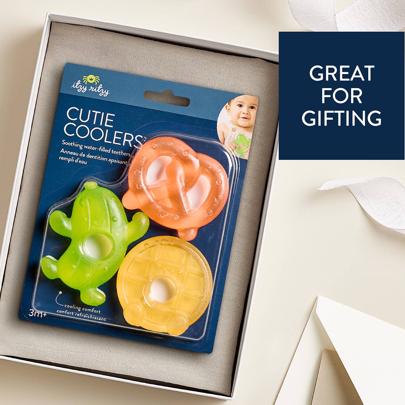 Itzy Ritzy - Cutie Coolers™ Water Filled Teethers (3-pack)