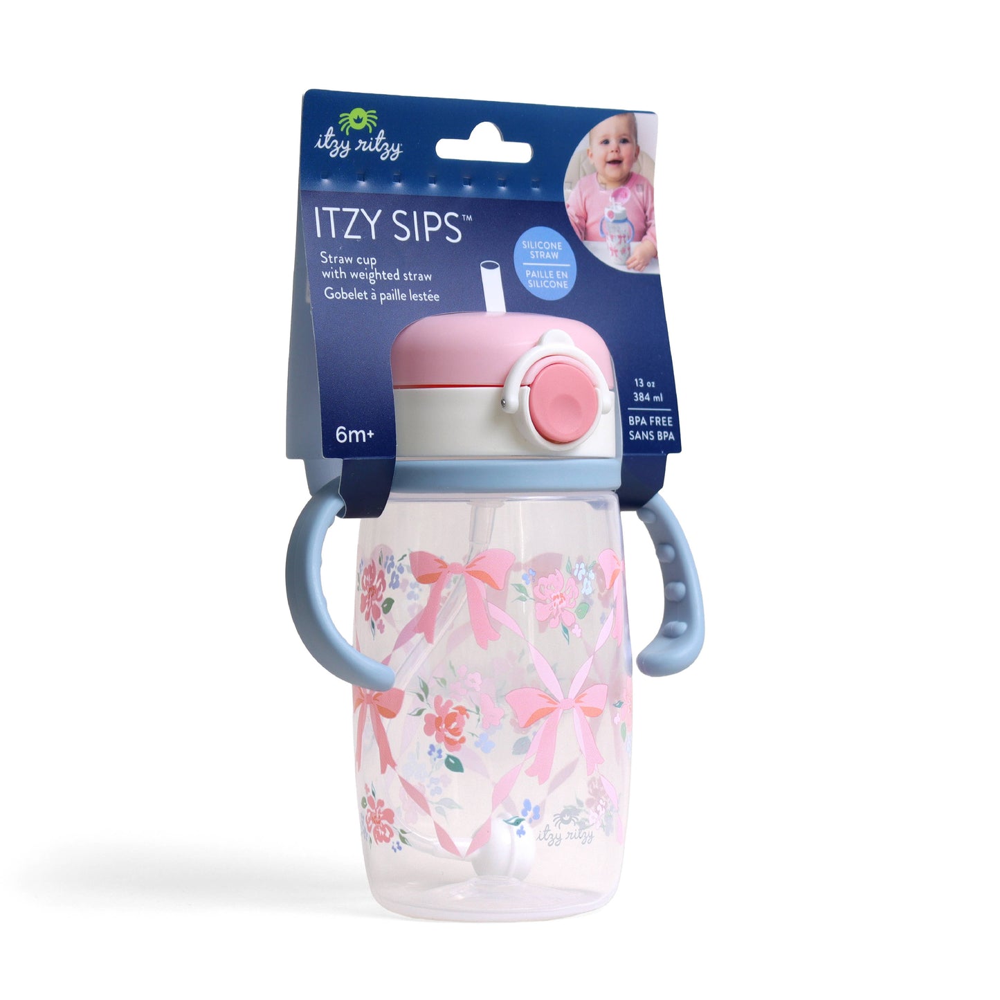Itzy Ritzy - *NEW* Itzy Sips™ - Straw Cup With Snap-Close Lid
