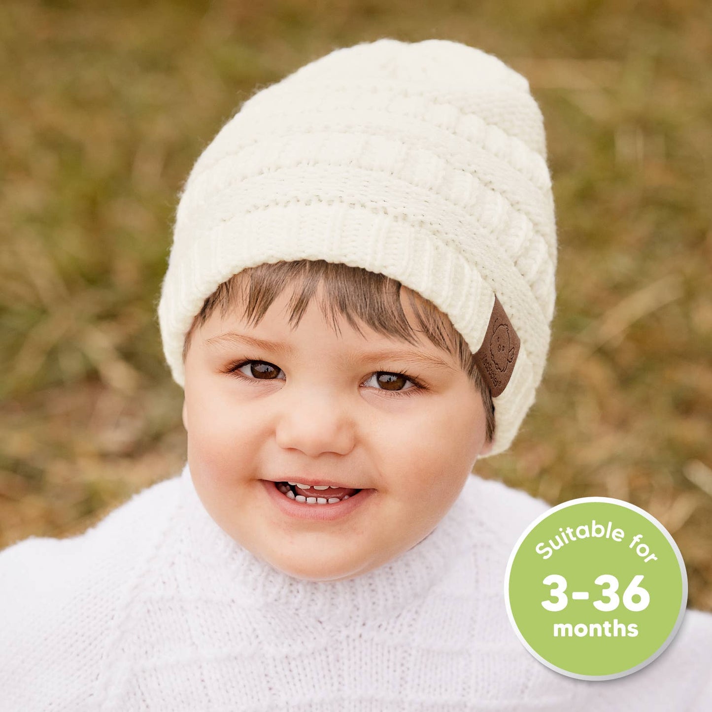 KeaBabies - KeaBabies 3-Pack Warmzy Baby Beanies (Sweet Pea, Medium) 6-36 Months