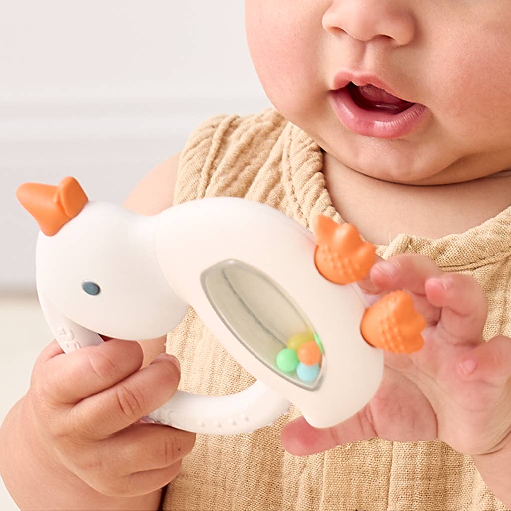 Itzy Ritzy - "NEW" Bitzy Shake™ - Silicone Teether with Rattle