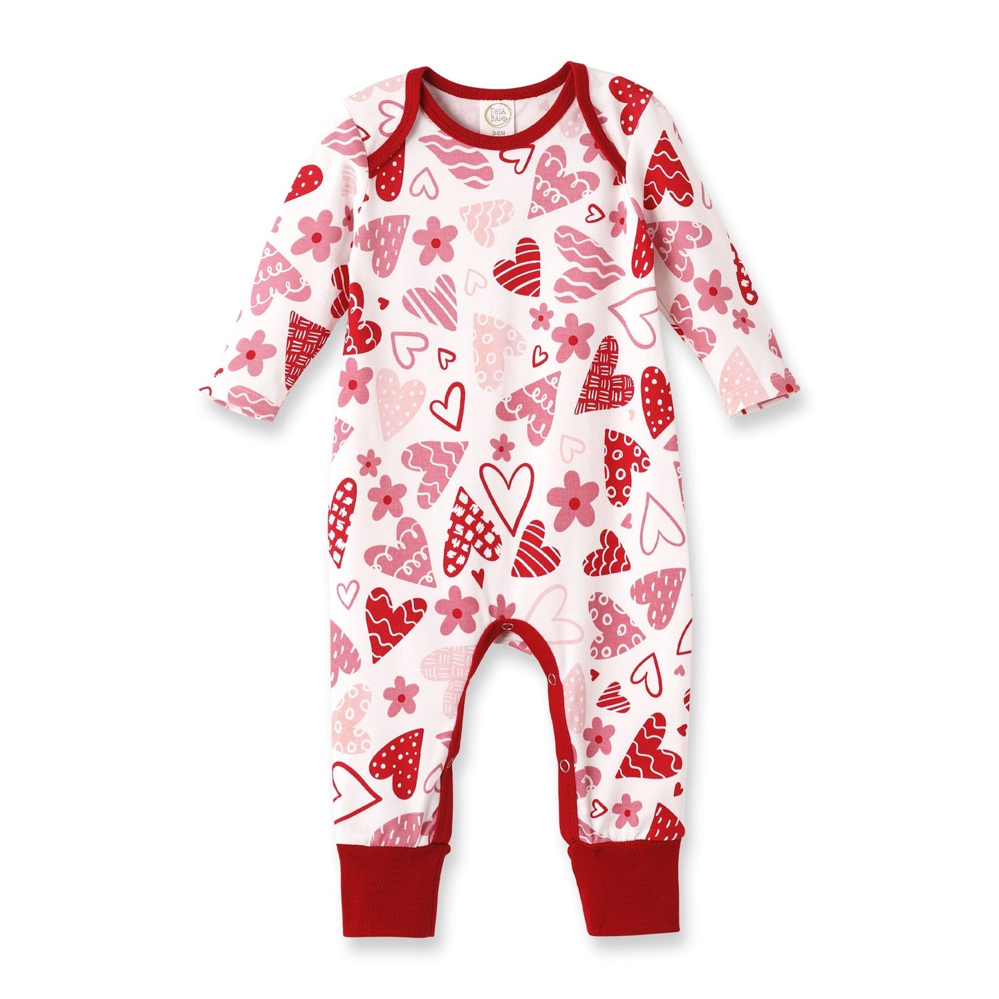 Hearts Bamboo Romper